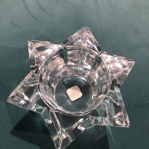 Party lite crystal six point star Tea-light Candle Holder 5Wx 2H - Picture 13 of 16
